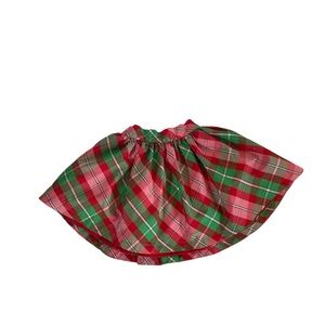 OshKosh B'gosh Red and Green Plaid Skirt